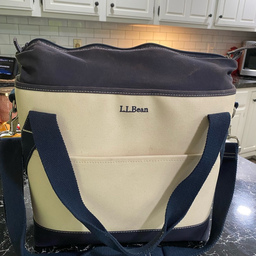 L.L. Bean medium insulated tote cooler